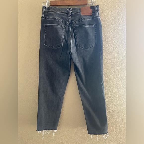 J. Crew Point Sur Charcoal Wash Black Shoreditch Straight Jeans Women's Size 27P - Picture 3 of 10